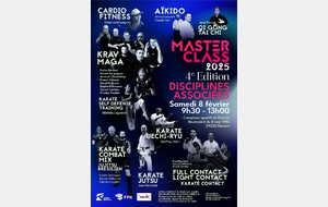 Masterclass le 8 février à Denain 