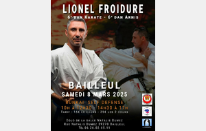 stage avec Lionel Froidure